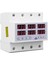 Tomzn Din Rayı 3 Fazlı Voltaj Rölesi 3p+N Voltmetre Ampermetre Üst ve Alt Voltaj Monitör Röleleri Koruyucusu 63A 230V ile (Yurt Dışından) 3