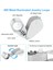 4pcs Aydınlatılmış Kuyumcular Loupe Büyüteç, 10X 20X 30X 40X Tam Metal Büyüteçler, Cep Katlanabilir Takı Döngüsü (Yurt Dışından) 4