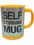 Kendi Karıştıran Mikser Bardak Self Stırrıng Mug Sarı Renk 1