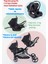İbiza Pro Travel Sistem İkiz Bebek Arabası Full Set 6