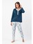 63609 Lacivert Pijama Takımı 1