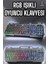 Techmrt LED Işıklı Klavye USB Girişli Rgb Işıklı Q Klavye Mouse Hediyeli 2