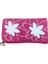 Bozuk Para Cüzdanı Anahtarlık Pembe Renk Çiçek Desenli 1