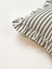 Bohem Çizgili Fırfırlı Dikdörtgen Kırlent Kılıfı - Gri 3