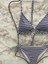 Kadın Üçgen Bikini Takım Likralı Esnek Yandan Boyundan Bağlamalı Şık Ipli 3