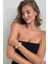Kubbe Model Parlak Gold Cuff Bileklik 1