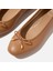 Kadın Babet HX8-288/A69/B41 Fitflop Delıcato Bow Soft Leather Ballet Flats 3