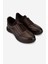 Erkek Hakiki Deri Kahverengi Sneakers & Spor Ayakkabı 298 2625-7102 Erk Ayk SK25-26 Kahve Slvr Alkl 2