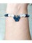 Hematit ve Necef Doğaltaşlı Lacivert Pırıltılı Kelebekli Bileklik 2
