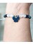 Hematit ve Necef Doğaltaşlı Lacivert Pırıltılı Kelebekli Bileklik 9
