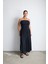 Rush Straplez Maxi Elbise Siyah 2