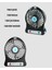 Techmrt Şarjlı USB Fan – Masaüstü Mini Vlatör, Taşınabilir, Işıklı, 3 Kademeli, Sessiz 4