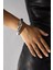 Dalgalı Model Parlak Gümüş Rengi Cuff Bileklik 2