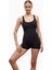 Base Sculpting Short Unitard Şekillendirici Atletik Kadın Tulum 5