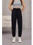 Kadın Yüksek Bel Likralı Jogger Beli Lastikli Pantolon 11