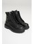 Fiora Kadın Kışlık Kalın Tabanlı Siyah Bot 3