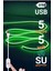 5V USB Neon LED Şerit 5 Metre Yeşil | Silikonlu Su Geçirmez Esnek Aydınlatma 1