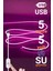 5V USB Neon LED Şerit 5 Metre Mor | Silikonlu Su Geçirmez Esnek Aydınlatma 2