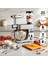 SR50 Döküm Gövde 7 Litre Içli Köfte Hamur Yoğurma Kıyma Çekme Erişte Blender Çıpıcı mixer Set 2