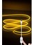 5V USB Neon LED Şerit 5 Metre Amber | Silikonlu Su Geçirmez Esnek Aydınlatma 2