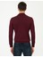 Erkek Bordo Slim Fit Yarım Balıkçı Yaka Basic Triko Kazak 50248552-VR014 4