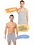 Erkek Klasik Penye Atlet ve Boxer Takım 6'lı Set (12 Parça) SER0001 - SER0008 4