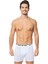 Erkek Klasik Penye Atlet ve Boxer Şort Takım 6'lı Set (12 Parça) SER0001 - SER0060 3