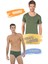 Erkek Yuvarlak Yaka Penye Atlet ve Slip Külot Takım 6'lı Set (12 Parça) SER0002 - SER0005 1