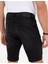 Erkek Siyah Slim Fit Jean Şort 50251534-VR046 7