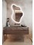 Şık Asimetrik Banyo Salon Duvar Aynası - Modern Tasarım 4