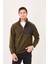 Regular/normal Kesim Dik Yaka Fermuarlı Polar Erkek Sweatshirt - R2642 1