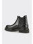 Siyah Deri Erkek Günlük Bot 3