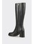 Siyah Deri Kadın Çizme 3