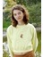 Yavru Kunduz Supersoft Crop Sweatshirt - Sarı 1