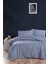 Cotton Collection Flanel R Çift Kişilik Nevresim Takımı Mongar Lacivert 2