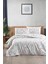 Cotton Collection Flanel Çift Kişilik Nevresim Takımı White 2