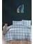 Cotton Collection Flanel R Çift Kişilik Nevresim Takımı Harvest Mavi 2