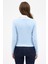 8198A Gömlek Yaka Bluz Mavi 6