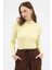 Sarı Yarım Boğaz Uzun Kollu Body 2069 3