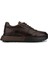 Erkek Hakiki Deri Sneakers & Spor Ayakkabı 298 3229-2665 Erk Ayk SK25-26 Kahve Slvr Alkl 1