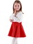 Kırmızı Kloş Baharlık Kız Çocuk Etek 1