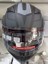 Jk-20 JK902 Çene Pedli Güneş Vizörlü Çeneden Açılır Kask [h-1 Grey ] L 6