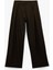 Kadın Koton x Sibil Çetinkaya - Pile Detaylı Cepli Çizgili Düz Geniş Paça Kumaş Pantolon 6WAK40171PW 4