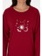 Kadın Bordo Pijama Takım 50318919-VR014 6