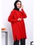 Kırmızı Soğuk İplik Merserize Triko Tunik 3