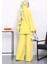 Sarı Atkılı Tunik Pantolonlu Fitilli Takım 3