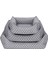 Techmrt Pet Comfort Uniform Gri Puyeli Köpek Yatağı M 60X70CM 4