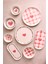 Hearts 14 Parça 6 Kişilik Kalpli Seramik Stackable Kahvaltı Seti Sunum Tabağı 2