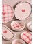 Hearts 14 Parça 6 Kişilik Kalpli Seramik Stackable Kahvaltı Seti Sunum Tabağı 4