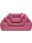 Techmrt Pet Comfort Alpha Mirandus Fuşya Kedi ve Köpek Yatağı S 50X60CM 4